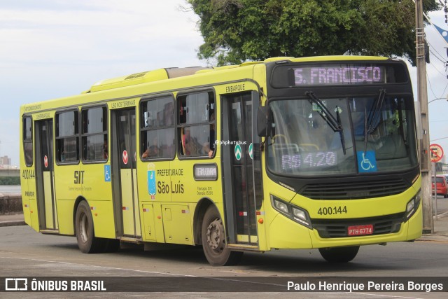 Viação Primor 400.144 na cidade de São Luís, Maranhão, Brasil, por Paulo Henrique Pereira Borges. Número da foto: #12148821.
