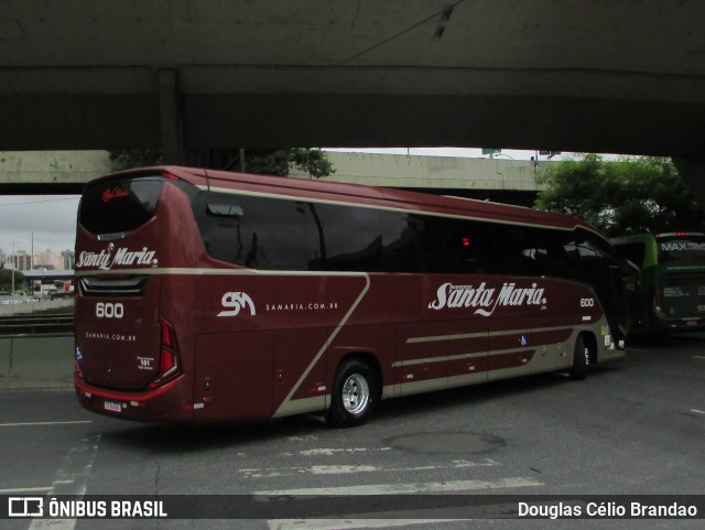 Santa Maria Fretamento e Turismo > Transportes Santa Maria(SP) 600 na cidade de Belo Horizonte, Minas Gerais, Brasil, por Douglas Célio Brandao. Número da foto: #12148036.