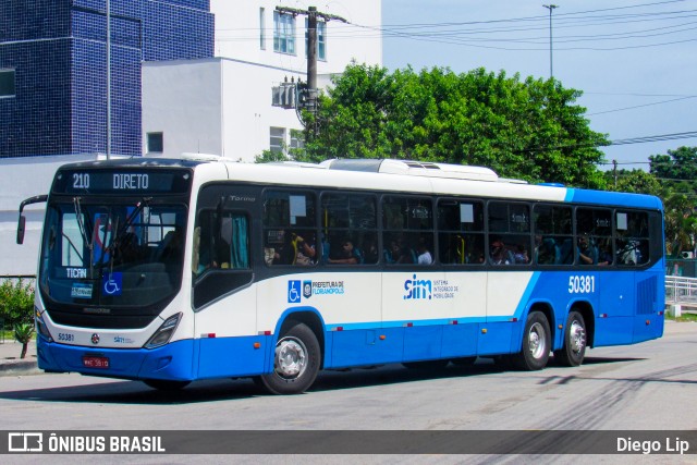 Transol Transportes Coletivos 50381 na cidade de Florianópolis, Santa Catarina, Brasil, por Diego Lip. Número da foto: #12148979.