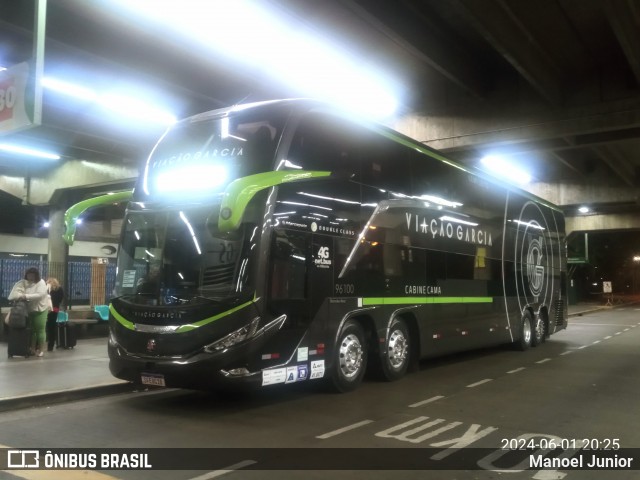 Viação Garcia 96100 na cidade de São Paulo, São Paulo, Brasil, por Manoel Junior. Número da foto: #12149313.