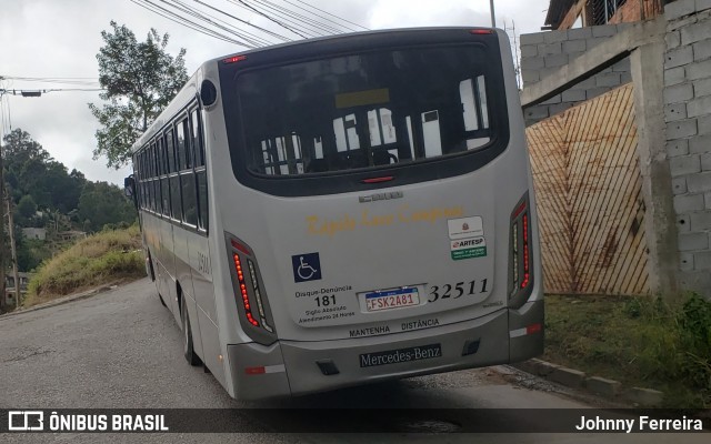 Rápido Campinas 32511 na cidade de Francisco Morato, São Paulo, Brasil, por Johnny Ferreira. Número da foto: #12150749.