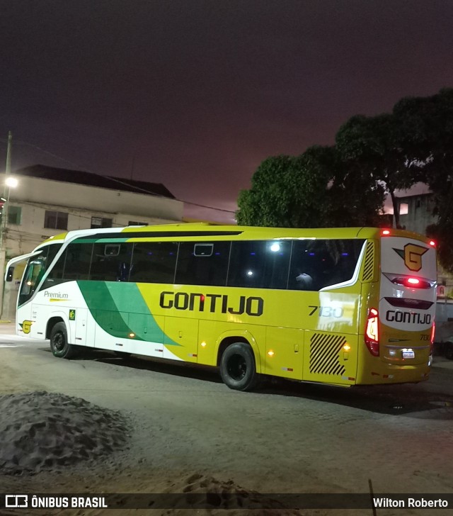 Empresa Gontijo de Transportes 7130 na cidade de Governador Valadares, Minas Gerais, Brasil, por Wilton Roberto. Número da foto: #12151280.