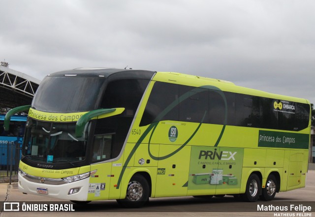 Expresso Princesa dos Campos 6540 na cidade de Curitiba, Paraná, Brasil, por Matheus Felipe. Número da foto: #12150196.