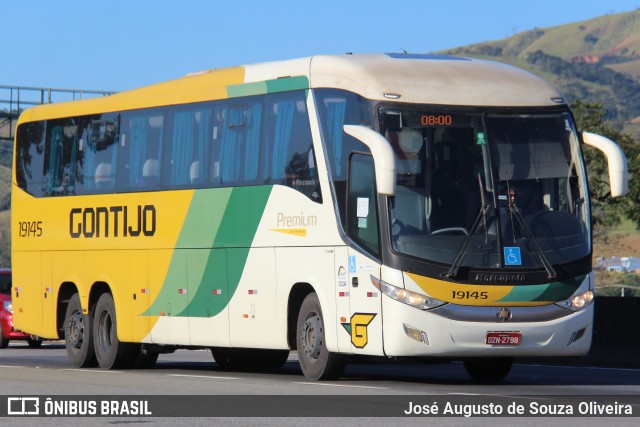 Empresa Gontijo de Transportes 19145 na cidade de Roseira, São Paulo, Brasil, por José Augusto de Souza Oliveira. Número da foto: #12150732.