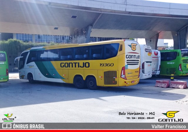 Empresa Gontijo de Transportes 19360 na cidade de Belo Horizonte, Minas Gerais, Brasil, por Valter Francisco. Número da foto: #12149552.
