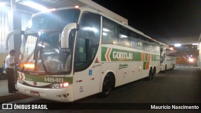 Empresa Gontijo de Transportes 14840 na cidade de Belo Horizonte, Minas Gerais, Brasil, por Maurício Nascimento. Número da foto: #12152069.