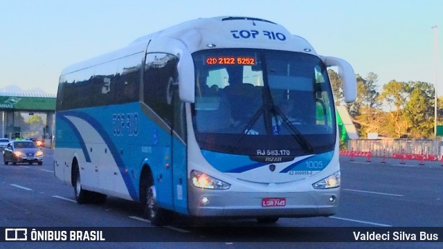 Top Rio Viagens e Turismo 1005 na cidade de Magé, Rio de Janeiro, Brasil, por Valdeci Silva Bus. Número da foto: #12151581.