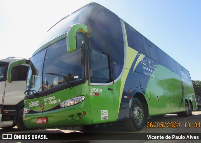 Sérgio Turismo e Viagens 2008 na cidade de Augusto de Lima, Minas Gerais, Brasil, por Vicente de Paulo Alves. Número da foto: #12151636.