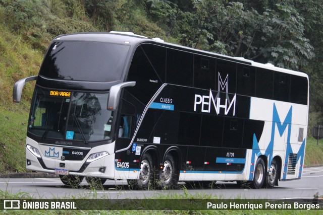 Empresa de Ônibus Nossa Senhora da Penha 64005 na cidade de Piraí, Rio de Janeiro, Brasil, por Paulo Henrique Pereira Borges. Número da foto: #12153605.
