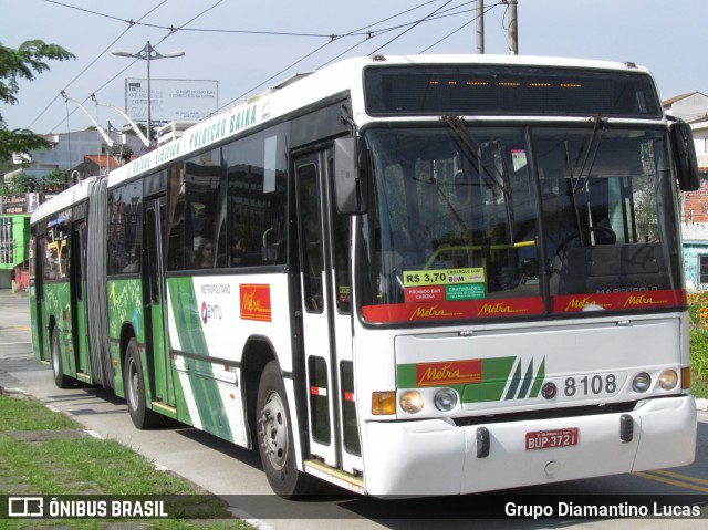 Metra - Sistema Metropolitano de Transporte 8108 na cidade de São Paulo, São Paulo, Brasil, por Grupo Diamantino Lucas. Número da foto: #12151963.