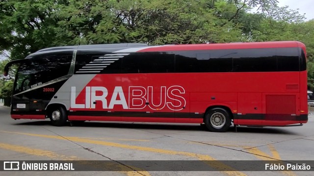 Lirabus 26002 na cidade de São Paulo, São Paulo, Brasil, por Fábio Paixão. Número da foto: #12151350.