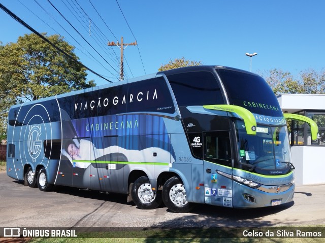 Viação Garcia 86065 na cidade de Paranavaí, Paraná, Brasil, por Celso da Silva Ramos. Número da foto: #12153742.