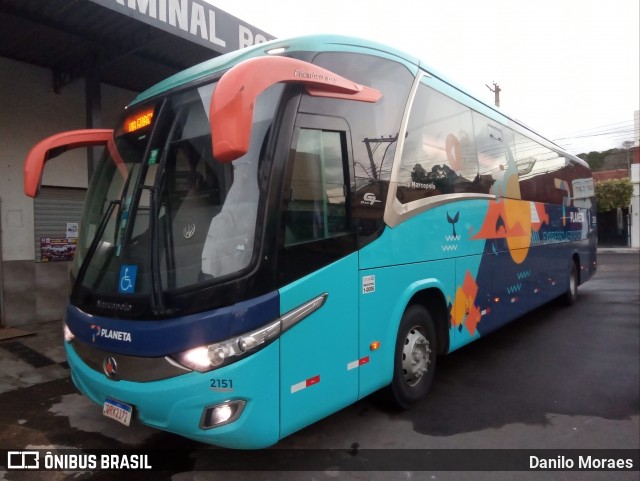 Planeta Transportes Rodoviários 2151 na cidade de Bom Jesus do Norte, Espírito Santo, Brasil, por Danilo Moraes. Número da foto: #12153581.