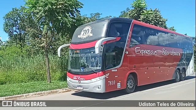 Expresso São Luiz 7810 na cidade de Brasília, Distrito Federal, Brasil, por Udiston Teles de Oliveira. Número da foto: #12152092.