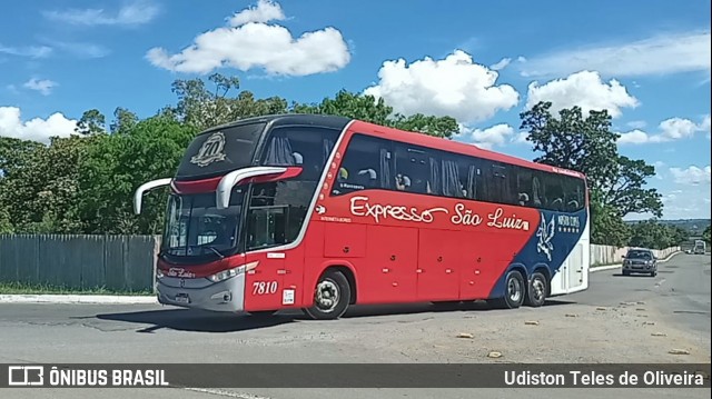 Expresso São Luiz 7810 na cidade de Brasília, Distrito Federal, Brasil, por Udiston Teles de Oliveira. Número da foto: #12152077.