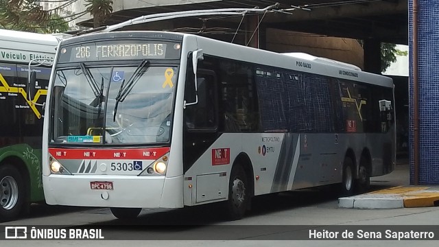 Next Mobilidade - ABC Sistema de Transporte 5303 na cidade de São Bernardo do Campo, São Paulo, Brasil, por Heitor de Sena Sapaterro. Número da foto: #12153705.