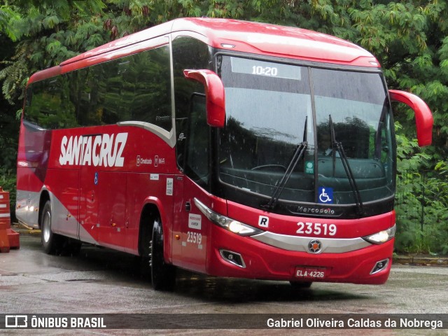 Viação Santa Cruz 23519 na cidade de São Paulo, São Paulo, Brasil, por Gabriel Oliveira Caldas da Nobrega. Número da foto: #12155983.