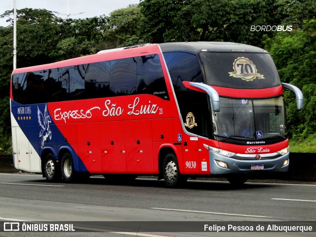 Expresso São Luiz 9030 na cidade de Salvador, Bahia, Brasil, por Felipe Pessoa de Albuquerque. Número da foto: #12155313.