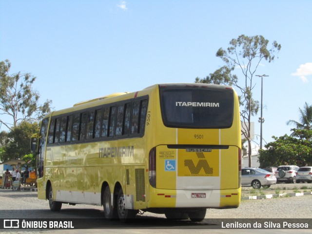 Viação Itapemirim 9501 na cidade de Caruaru, Pernambuco, Brasil, por Lenilson da Silva Pessoa. Número da foto: #12155964.