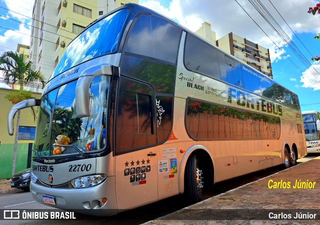 ForteBus Turismo 22700 na cidade de Caldas Novas, Goiás, Brasil, por Carlos Júnior. Número da foto: #12156390.