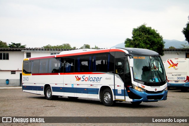 Solazer Transportes e Turismo 3143 na cidade de Belford Roxo, Rio de Janeiro, Brasil, por Leonardo Lopes. Número da foto: #12154923.