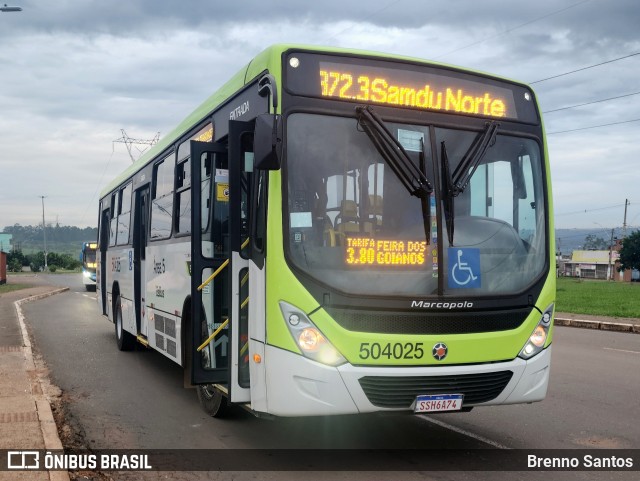 BsBus Mobilidade 504025 na cidade de Samambaia, Distrito Federal, Brasil, por Brenno Santos. Número da foto: #12154292.