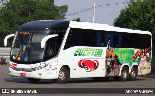 Eucatur - Empresa União Cascavel de Transportes e Turismo 4705 na cidade de Ariquemes, Rondônia, Brasil, por Andrey Gustavo. Número da foto: #12156001.