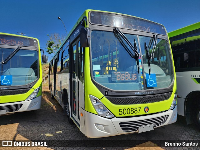 BsBus Mobilidade 500887 na cidade de Candangolândia, Distrito Federal, Brasil, por Brenno Santos. Número da foto: #12155791.