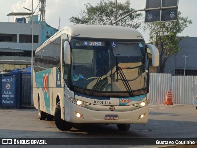 Auto Viação 1001 RJ 108.846 na cidade de Rio de Janeiro, Rio de Janeiro, Brasil, por Gustavo Coutinho. Número da foto: #12155225.