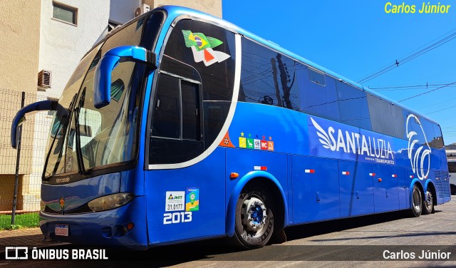 Santa Luzia Transportes 2013 na cidade de Caldas Novas, Goiás, Brasil, por Carlos Júnior. Número da foto: #12154883.