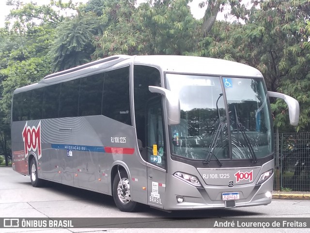 Auto Viação 1001 RJ 108.1225 na cidade de São Paulo, São Paulo, Brasil, por André Lourenço de Freitas. Número da foto: #12154984.