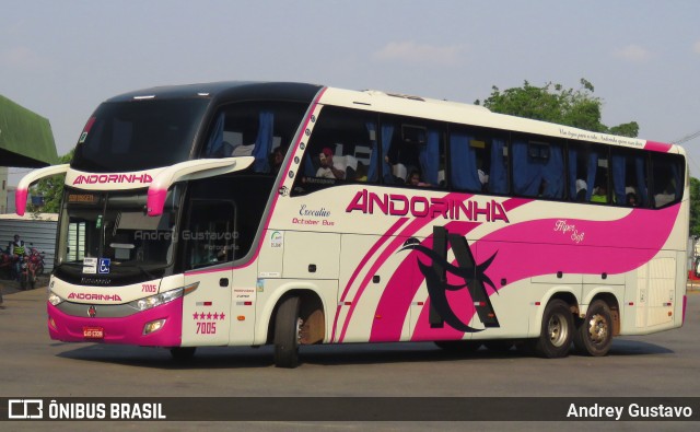 Empresa de Transportes Andorinha 7005 na cidade de Ariquemes, Rondônia, Brasil, por Andrey Gustavo. Número da foto: #12155991.