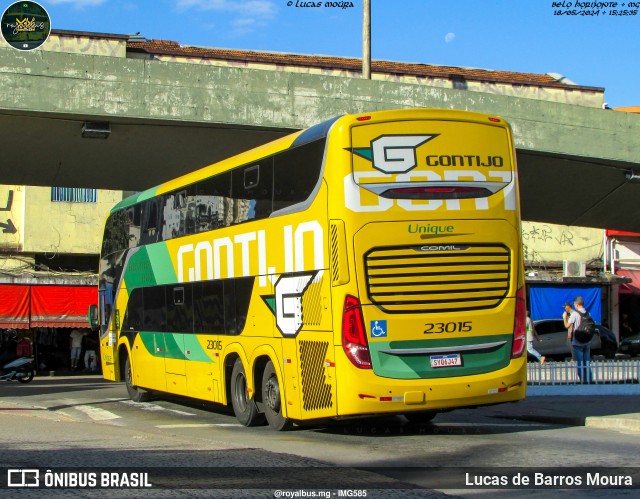 Empresa Gontijo de Transportes 23015 na cidade de Belo Horizonte, Minas Gerais, Brasil, por Lucas de Barros Moura. Número da foto: #12156467.