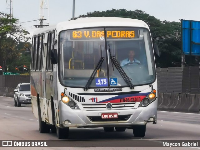Maravilha Auto Ônibus ITB 06.02.030 na cidade de Itaboraí, Rio de Janeiro, Brasil, por Maycon Gabriel. Número da foto: #12156977.