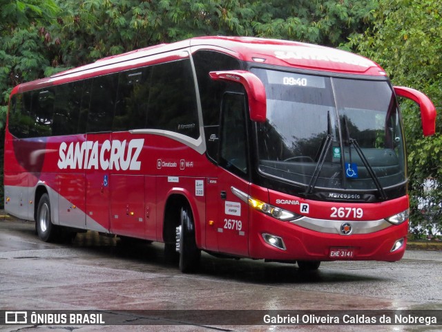 Viação Santa Cruz 26719 na cidade de São Paulo, São Paulo, Brasil, por Gabriel Oliveira Caldas da Nobrega. Número da foto: #12157202.