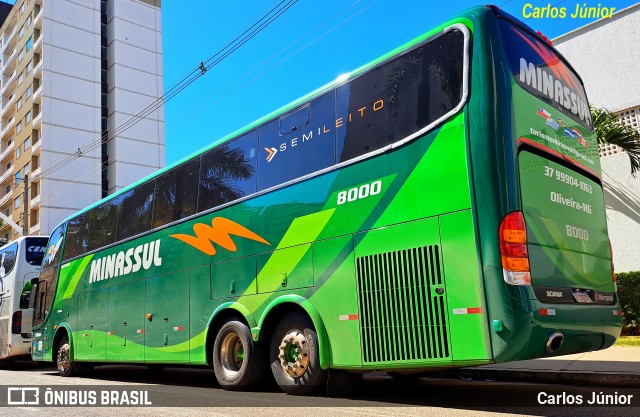 MinasSul - Minastur - Viação Minas Tour 95000 na cidade de Caldas Novas, Goiás, Brasil, por Carlos Júnior. Número da foto: #12156436.