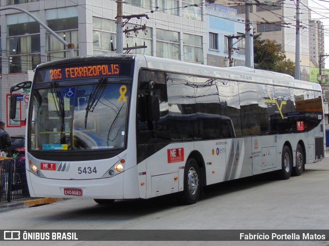 Next Mobilidade - ABC Sistema de Transporte 5434 na cidade de Santo André, São Paulo, Brasil, por Fabrício Portella Matos. Número da foto: #12157872.