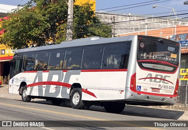 Auto Viação ABC RJ 105.025 na cidade de São Gonçalo, Rio de Janeiro, Brasil, por Thiago Oliveira. Número da foto: #12157071.