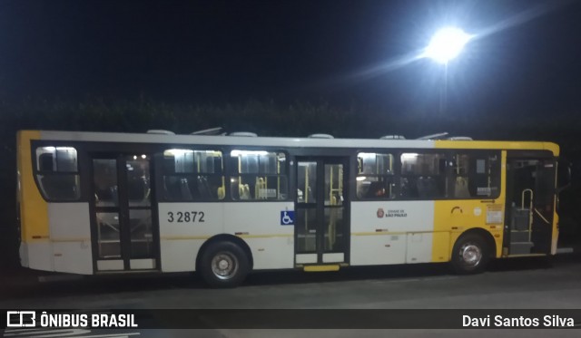 Viação Metrópole Paulista - Zona Leste 3 2872 na cidade de São Paulo, São Paulo, Brasil, por Davi Santos Silva. Número da foto: #12156772.