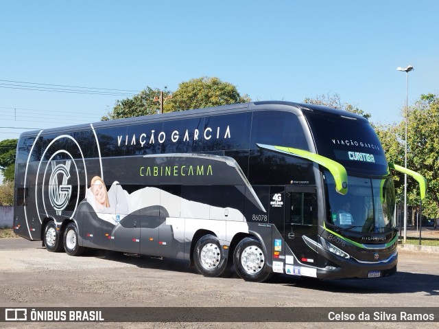 Viação Garcia 86078 na cidade de Paranavaí, Paraná, Brasil, por Celso da Silva Ramos. Número da foto: #12157848.