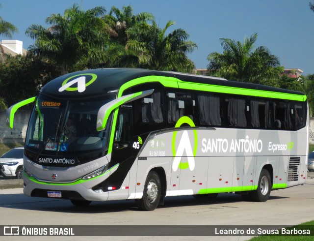 Transportes Santo Antônio RJ 161.008 na cidade de Rio de Janeiro, Rio de Janeiro, Brasil, por Leandro de Sousa Barbosa. Número da foto: #12156968.