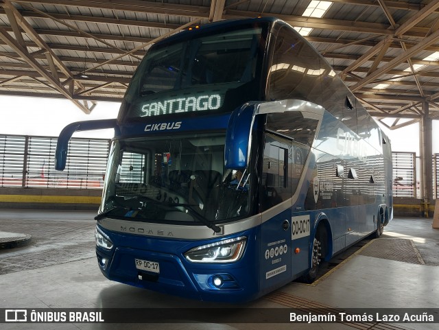 Cikbus RPDC17 na cidade de Estación Central, Santiago, Metropolitana de Santiago, Chile, por Benjamín Tomás Lazo Acuña. Número da foto: #12158628.