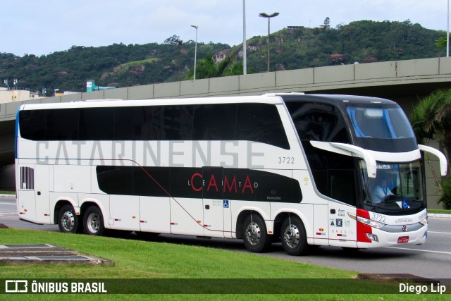 Auto Viação Catarinense 3722 na cidade de Florianópolis, Santa Catarina, Brasil, por Diego Lip. Número da foto: #12158801.