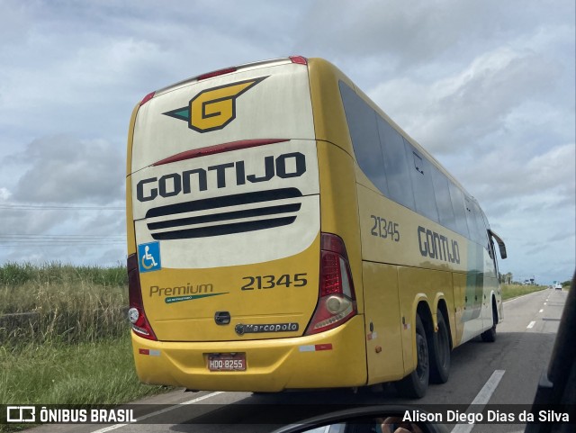 Empresa Gontijo de Transportes 21345 na cidade de São José de Mipibu, Rio Grande do Norte, Brasil, por Alison Diego Dias da Silva. Número da foto: #12156836.