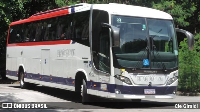 Viação Piracicabana 2852 na cidade de São Paulo, São Paulo, Brasil, por Cle Giraldi. Número da foto: #12156876.