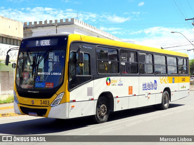 Viação Cidade de Maceió 1403 na cidade de Maceió, Alagoas, Brasil, por Marcos Lisboa. Número da foto: #12158840.
