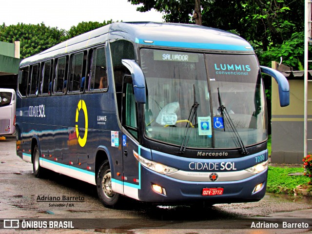 Viação Cidade Sol 7200 na cidade de Salvador, Bahia, Brasil, por Adriano  Barreto. Número da foto: #12156959.