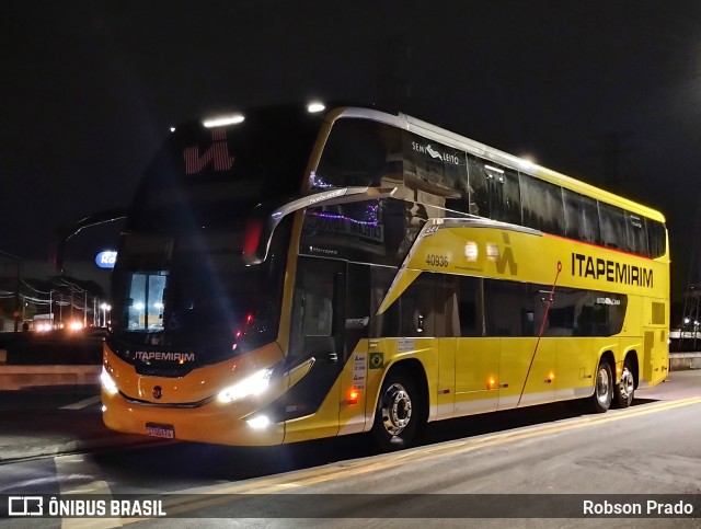 Viação Nova Itapemirim 40936 na cidade de São José dos Campos, São Paulo, Brasil, por Robson Prado. Número da foto: #12158879.