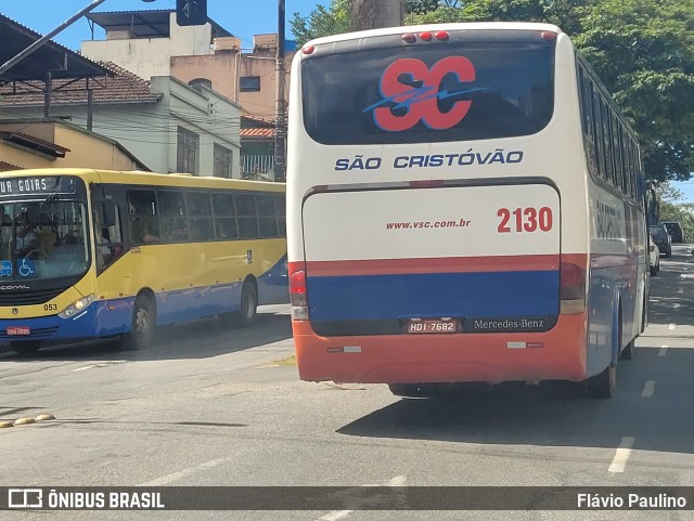 Viação São Cristóvão 2130 na cidade de Divinópolis, Minas Gerais, Brasil, por Flávio Paulino. Número da foto: #12156788.