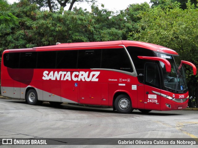 Viação Santa Cruz 24319 na cidade de São Paulo, São Paulo, Brasil, por Gabriel Oliveira Caldas da Nobrega. Número da foto: #12157197.